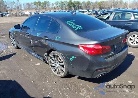 2018 BMW 540I из США, поврежденный, VIN WBAJE5C50JG918637